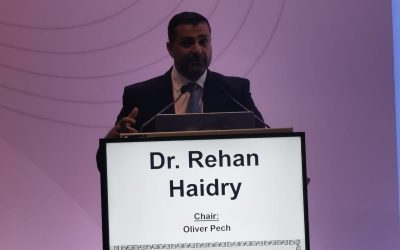 Dr Rehan Haidry speaks at the European Foregut Society Annual Meeting in Athens, Greece